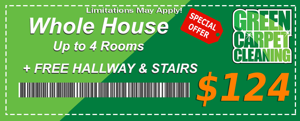 Whole house up to 4 Rooms + Free Hallways and Stairs $179