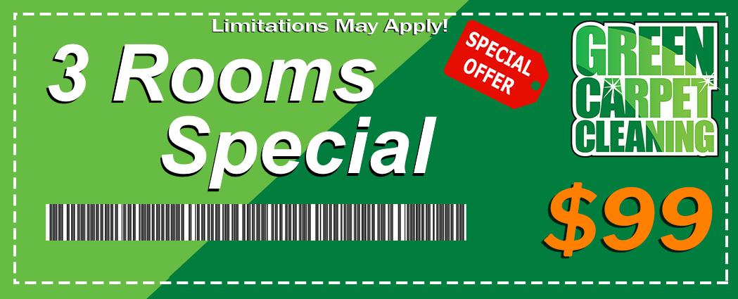 3 Rooms + Free Hallways $99