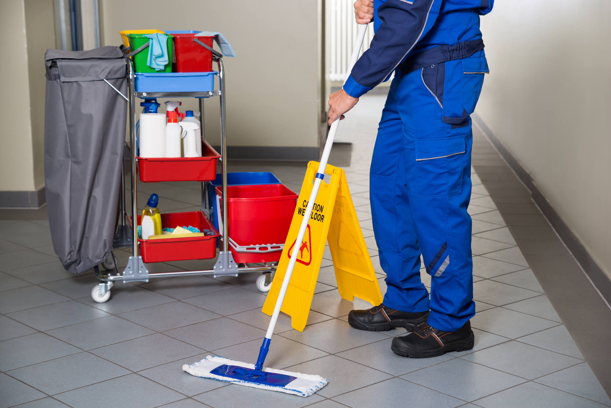 After picture of a janitorial cleaning service