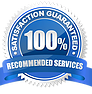 Satisfaction Guranteed 100% Recommended Services Stamp